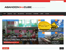 Tablet Screenshot of abandonthecube.com